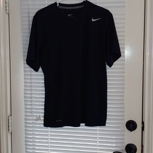 Nike dri-fit mens black shirt